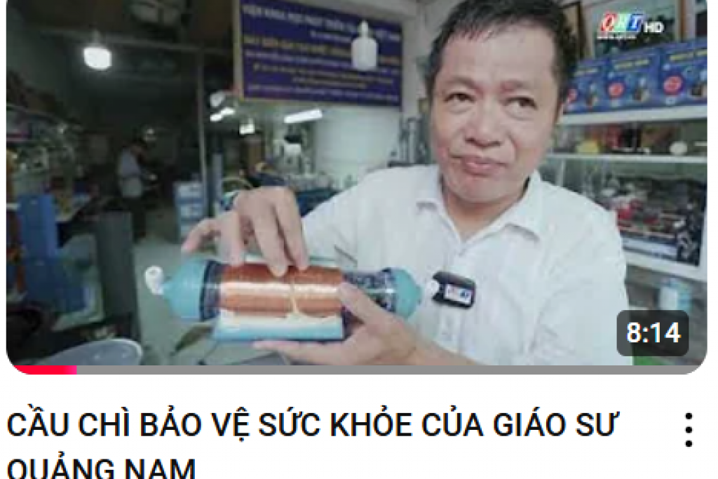 CẦU CHÌ BẢO VỆ SỨC KHỎE CỦA GIÁO SƯ QUẢNG NAM