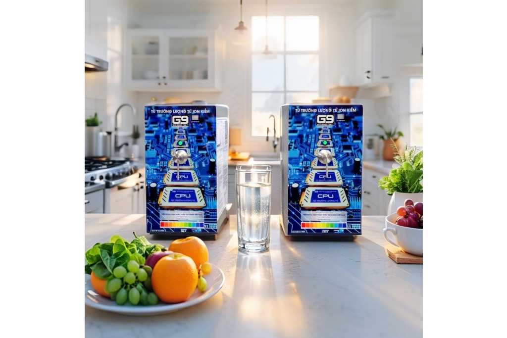 Máy lọc nước từ trường lượng tử ion kiềm G9 – Giải pháp tối ưu cho sức khỏe, giúp trung hòa axit dạ dày, cải thiện hệ tiêu hóa và cung cấp nguồn nước ion kiềm giàu khoáng chất tự nhiên. Với công nghệ từ trường hiện đại, máy tạo nước ion kiềm an toàn