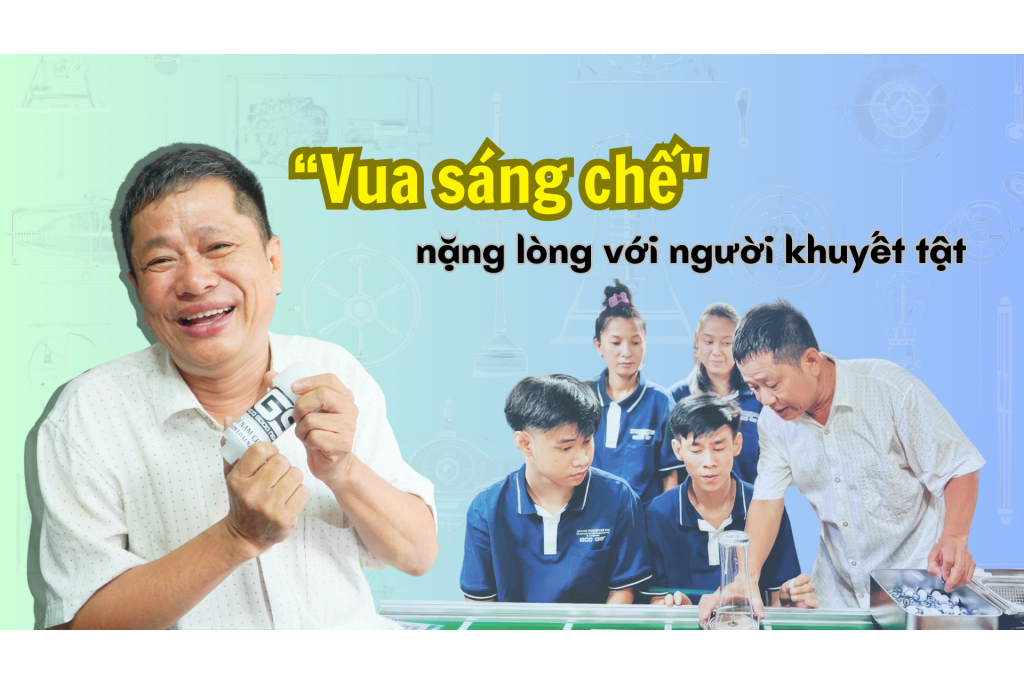 Vua sáng chế nặng lòng với người khuyết tật