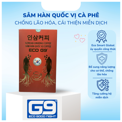 Sâm Hàn Quốc Vị Cà Phê Eco G9
